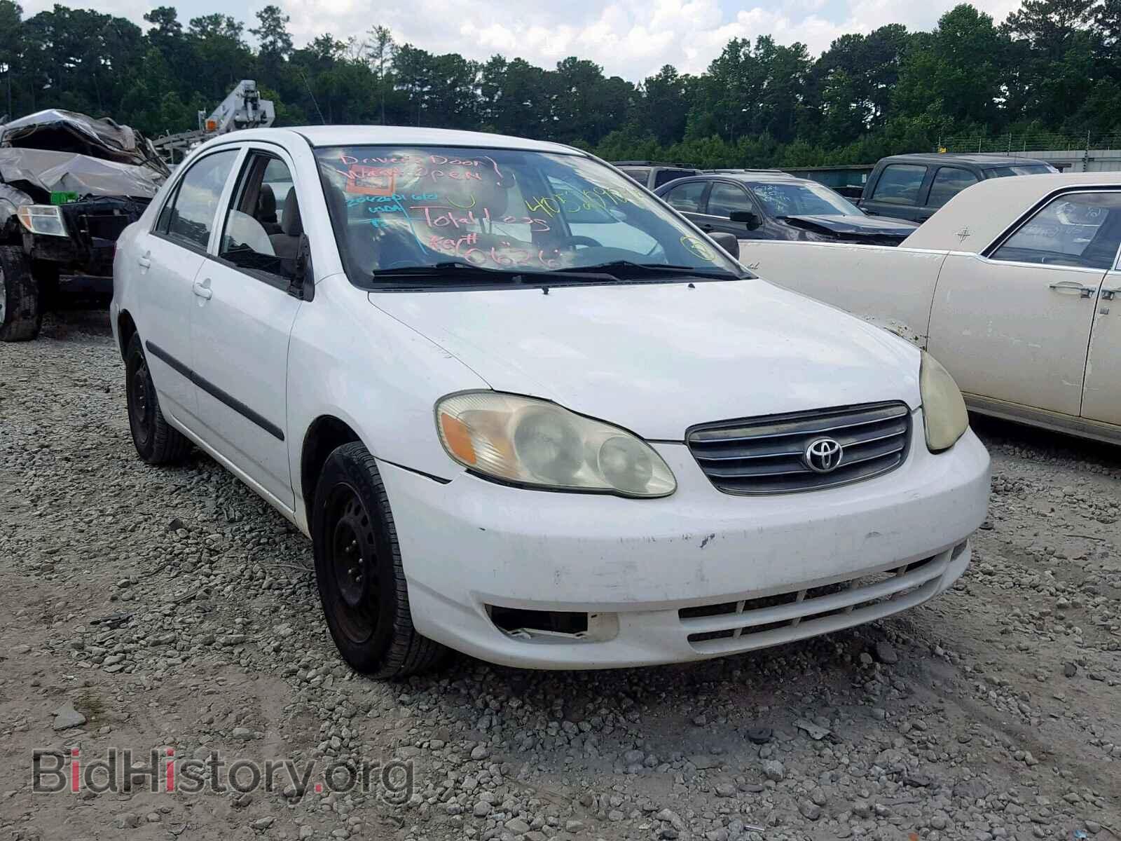 Photo JTDBR32E030010444 - TOYOTA COROLLA 2003