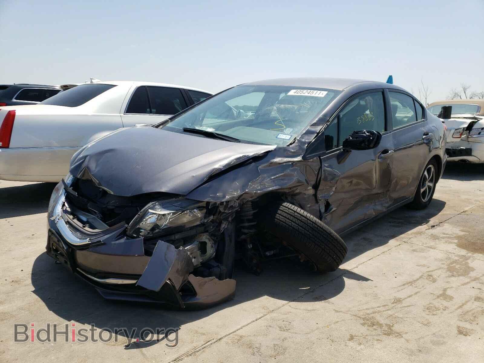 2015 HONDA CIVIC - VIN: 19XFB2F77FE071054 - Фото 2