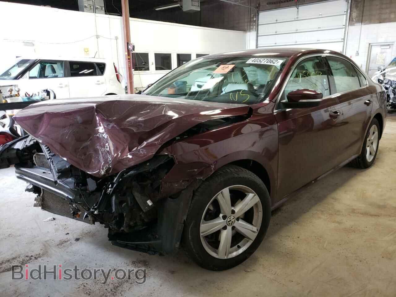 2014 VOLKSWAGEN PASSAT - VIN: 1VWBT7A37EC080367 - Фото 2