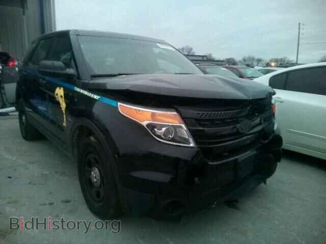 2013 Ford EXPLORER Explorer P (VIN 1FM5K8AR0DGA31348) — photo 1 of 10, Copart, damage: front end
