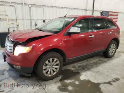 2009 Ford EDGE SEL, темно-бордовый — VIN 2FMDK48C19BA67702, Copart