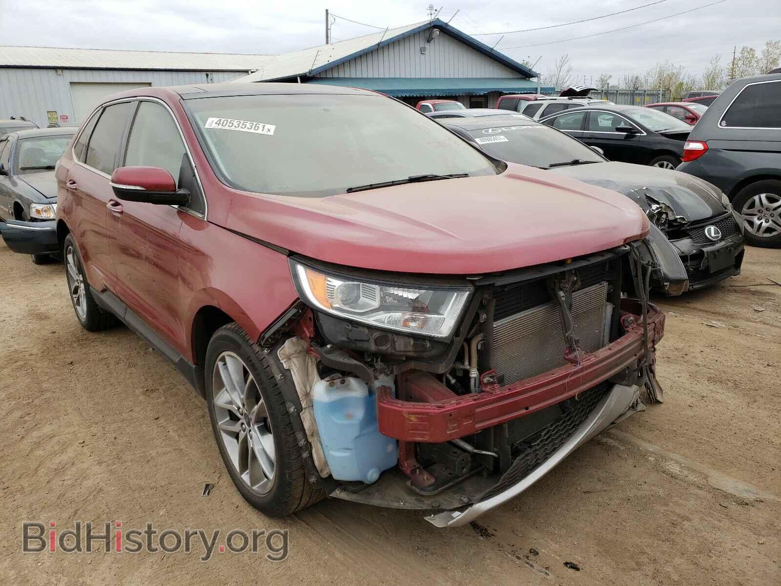 Фотография 2FMTK4K88FBC30678 - FORD EDGE 2015