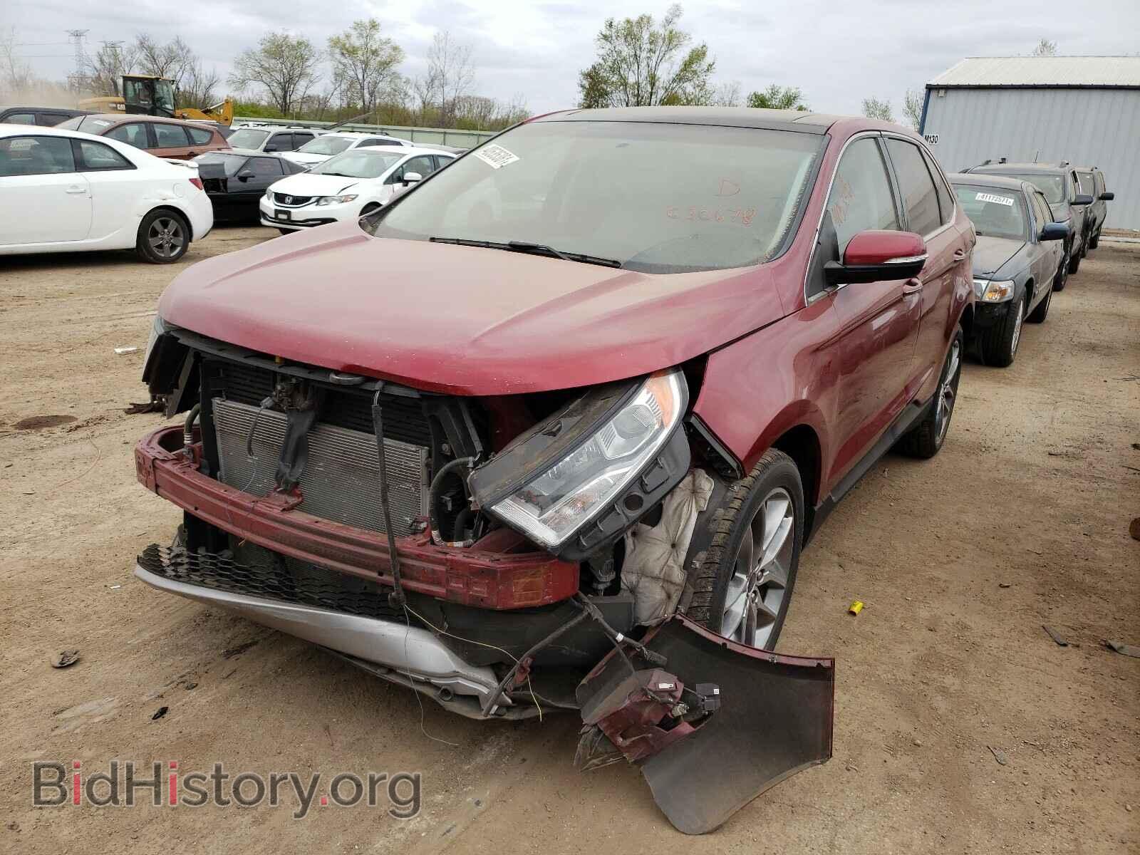 2015 FORD EDGE - VIN: 2FMTK4K88FBC30678 - Фото 2