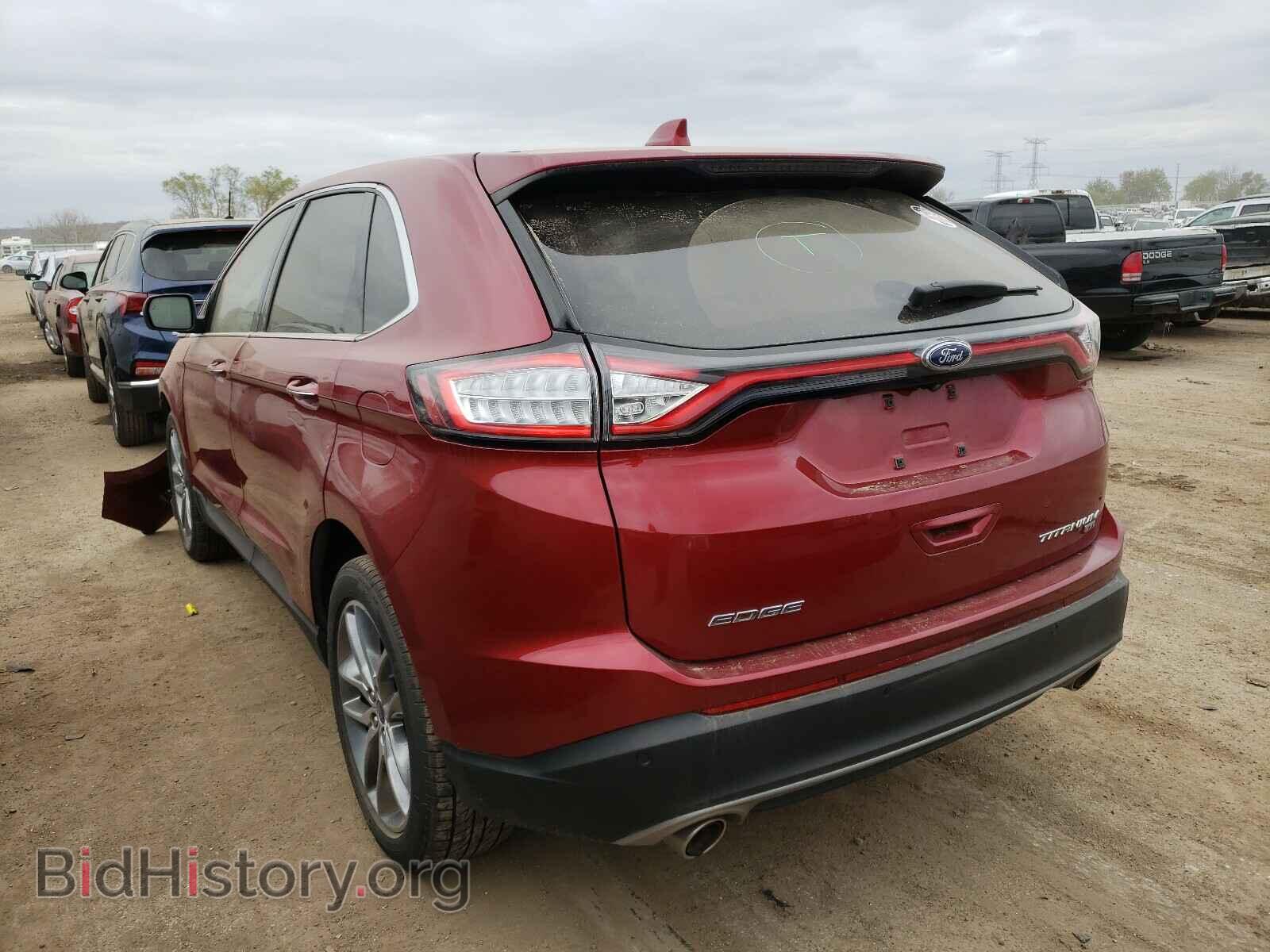 2015 FORD EDGE - VIN: 2FMTK4K88FBC30678 - Фото 3
