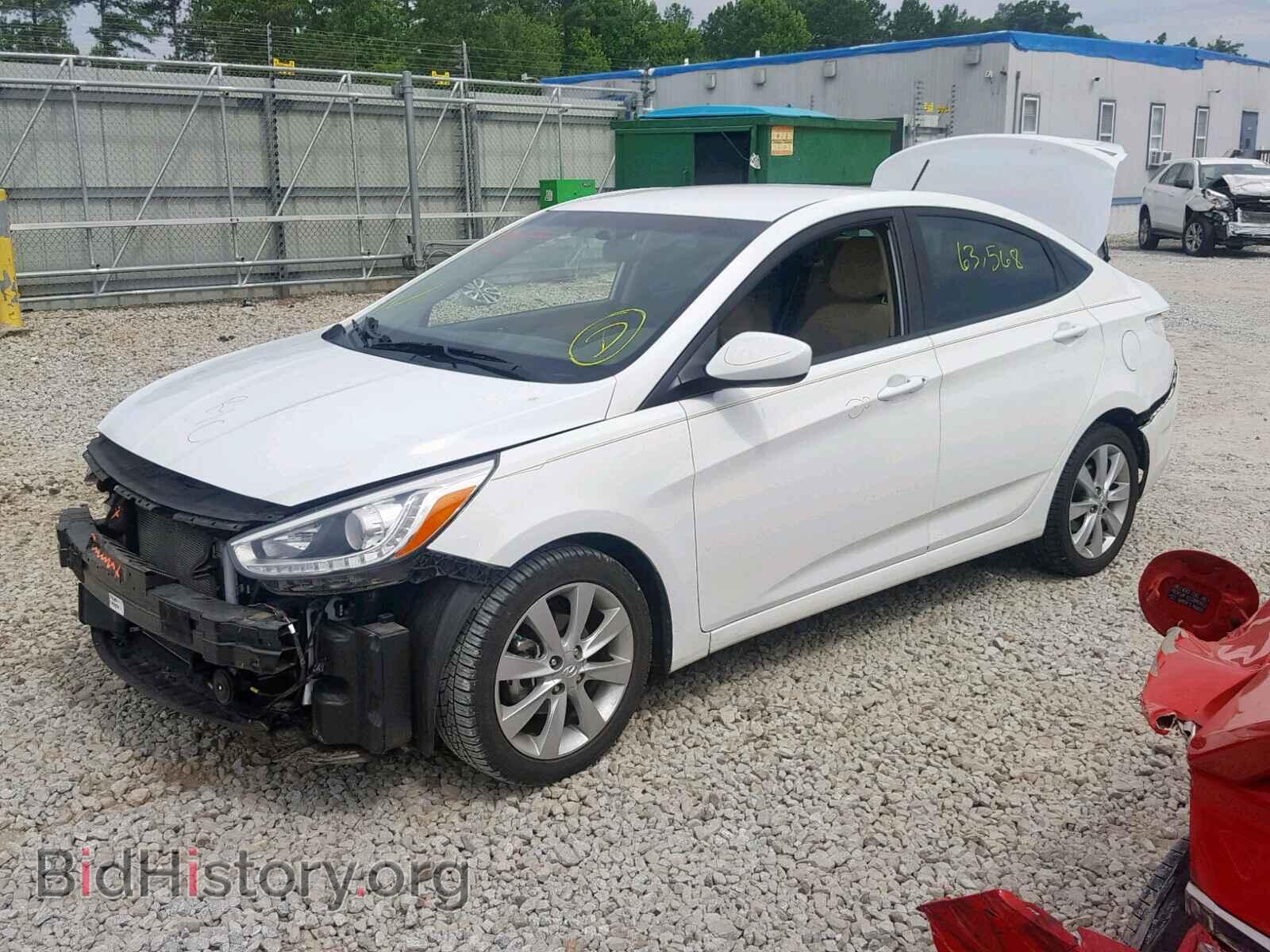 2014 HYUNDAI ACCENT - VIN: KMHCU4AE2EU735898 - Фото 2