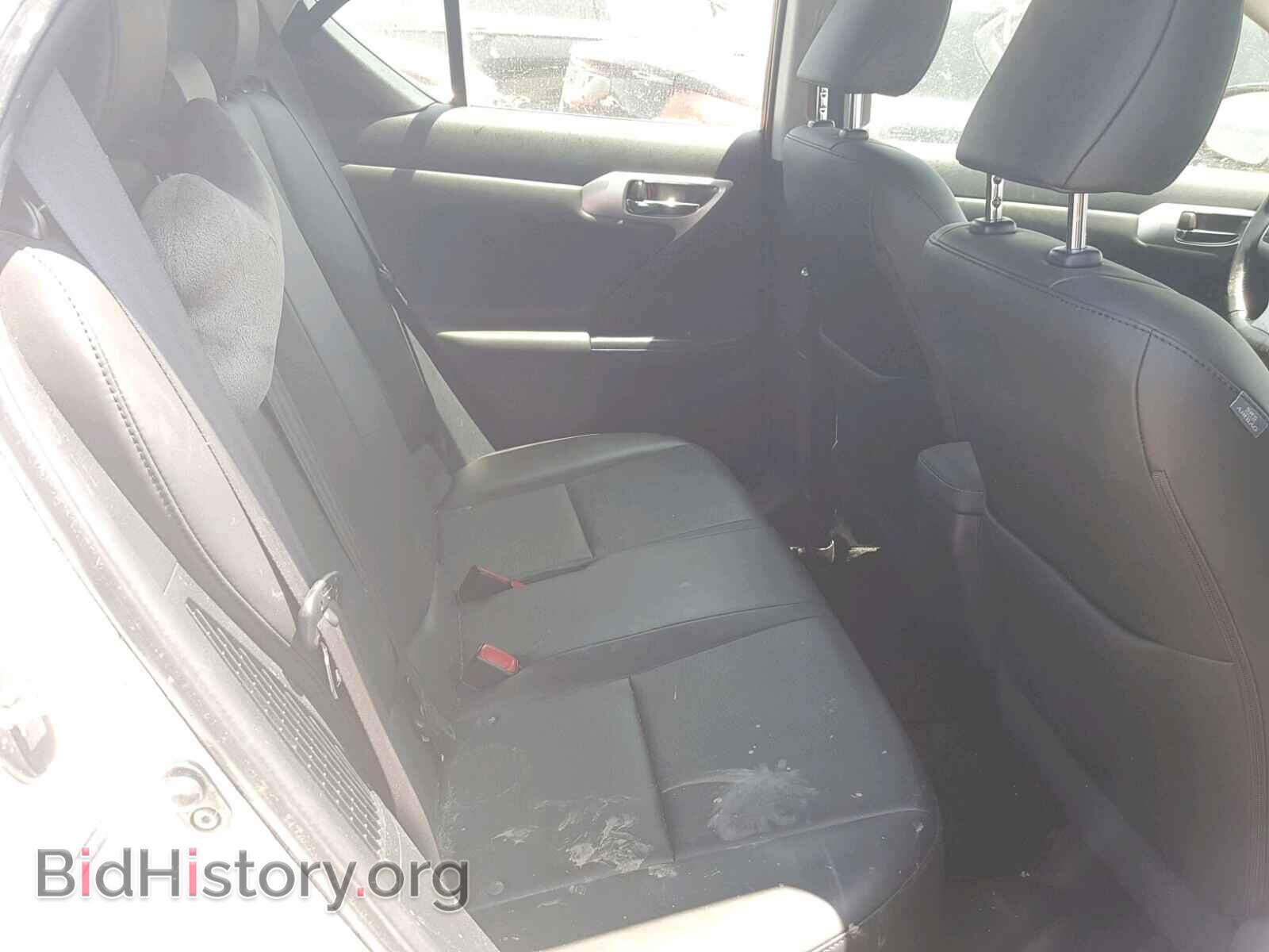 2012 LEXUS CT 200 - VIN: JTHKD5BH7C2069966 - Фото 6