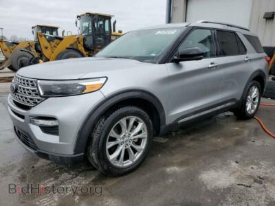2021 Ford EXPLORER Limited, silver — VIN 1FMSK7FH8MGA84750, Copart