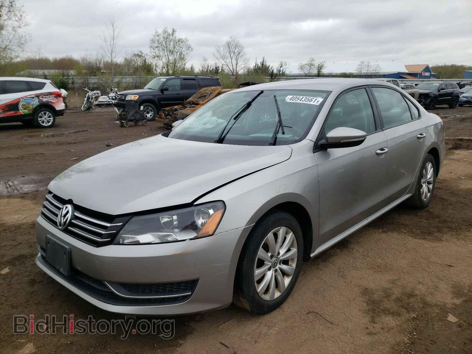 2012 VOLKSWAGEN PASSAT - VIN: 1VWAH7A31CC096543 - Фото 2