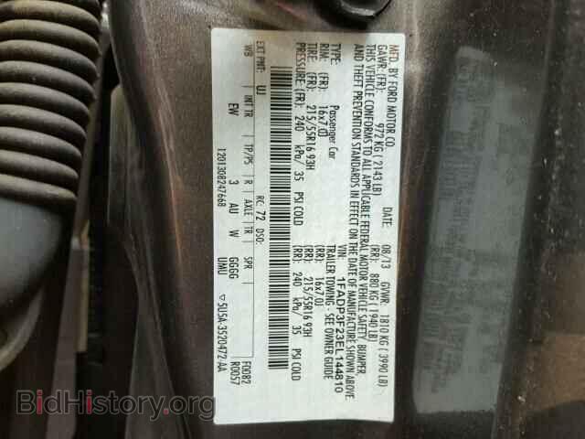 2014 FORD FOCUS - VIN: 1FADP3F23EL144810 - Photo 10
