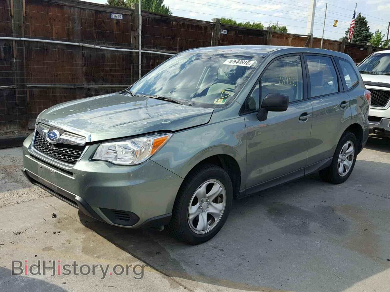 2014 SUBARU FORESTER - VIN: JF2SJAAC5EH543021 - Фото 2
