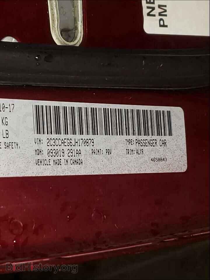 2018 CHRYSLER 300 - VIN: 2C3CCAEG6JH170879 - Фото 10