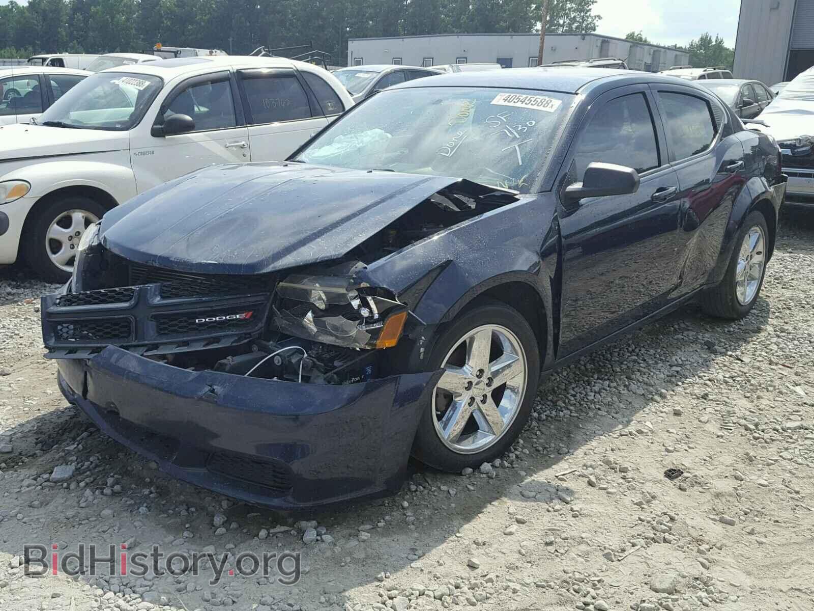 2014 DODGE AVENGER - VIN: 1C3CDZAB4EN110778 - Фото 2