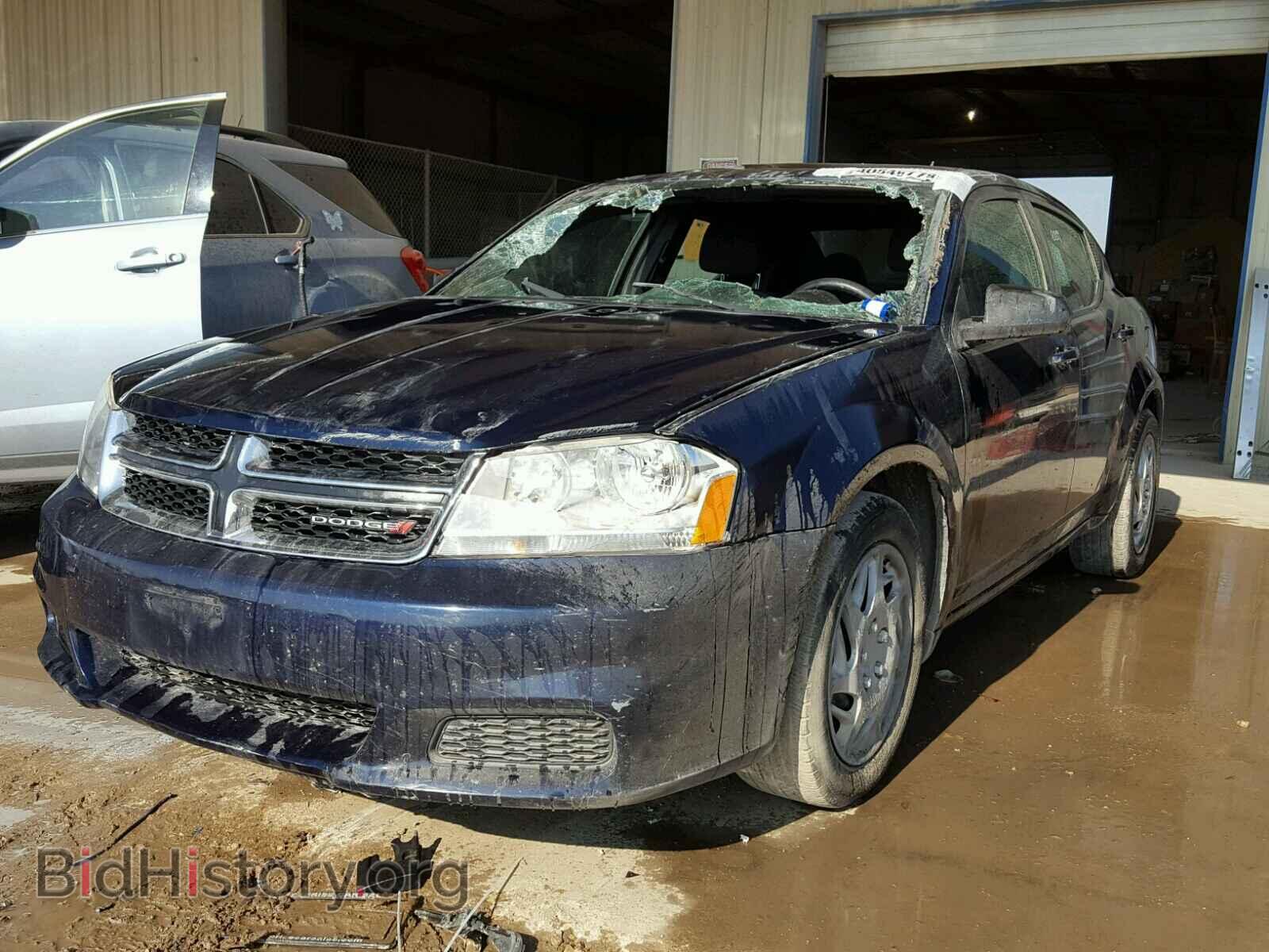 2014 DODGE AVENGER - VIN: 1C3CDZAG5EN219441 - Фото 2
