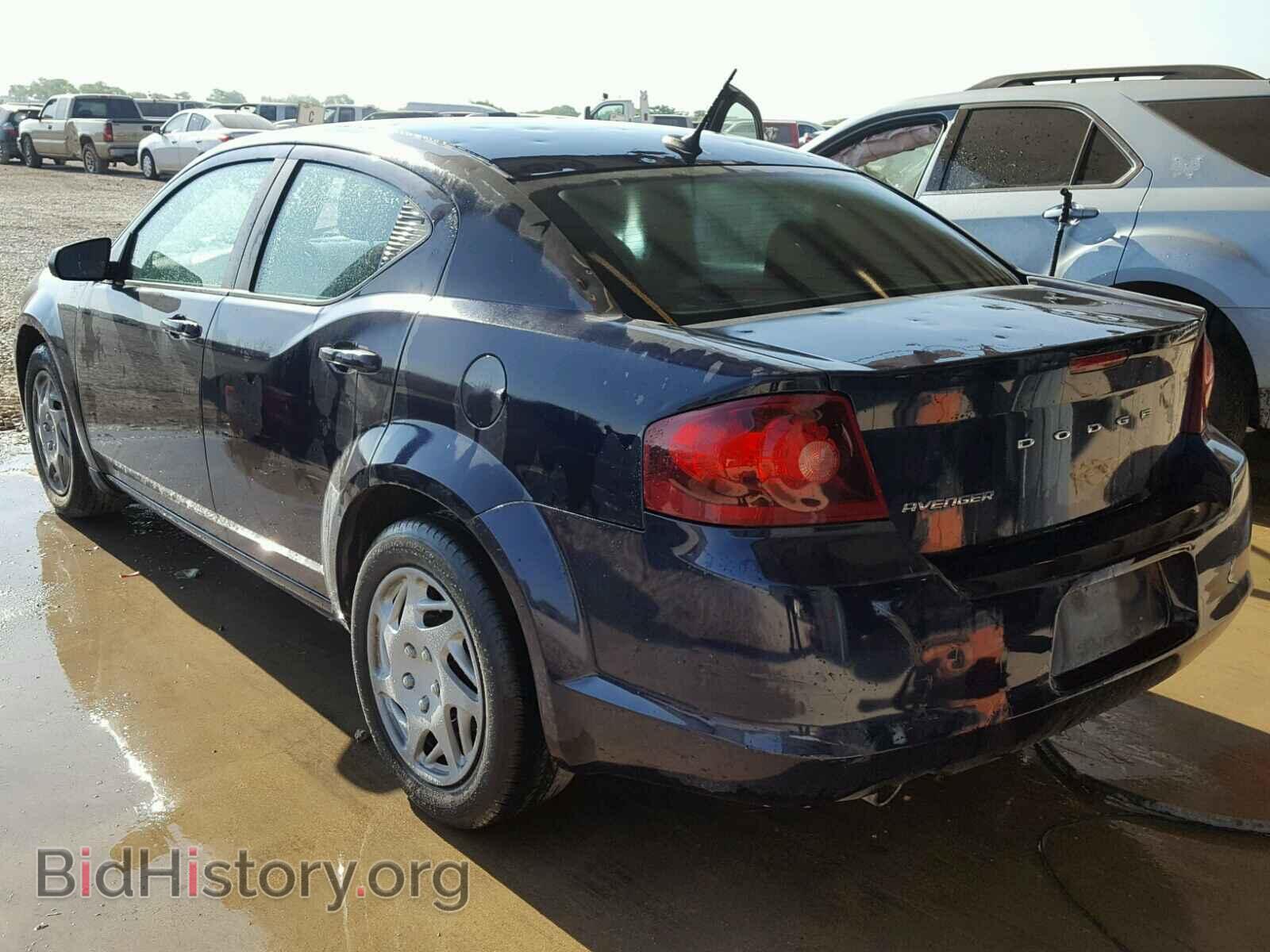 2014 DODGE AVENGER - VIN: 1C3CDZAG5EN219441 - Фото 3