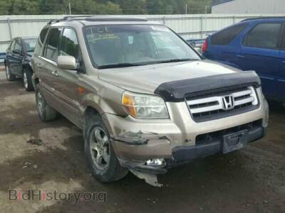 2006 Honda PILOT Pilot EX, gold — VIN 2HKYF18506H530794, Copart