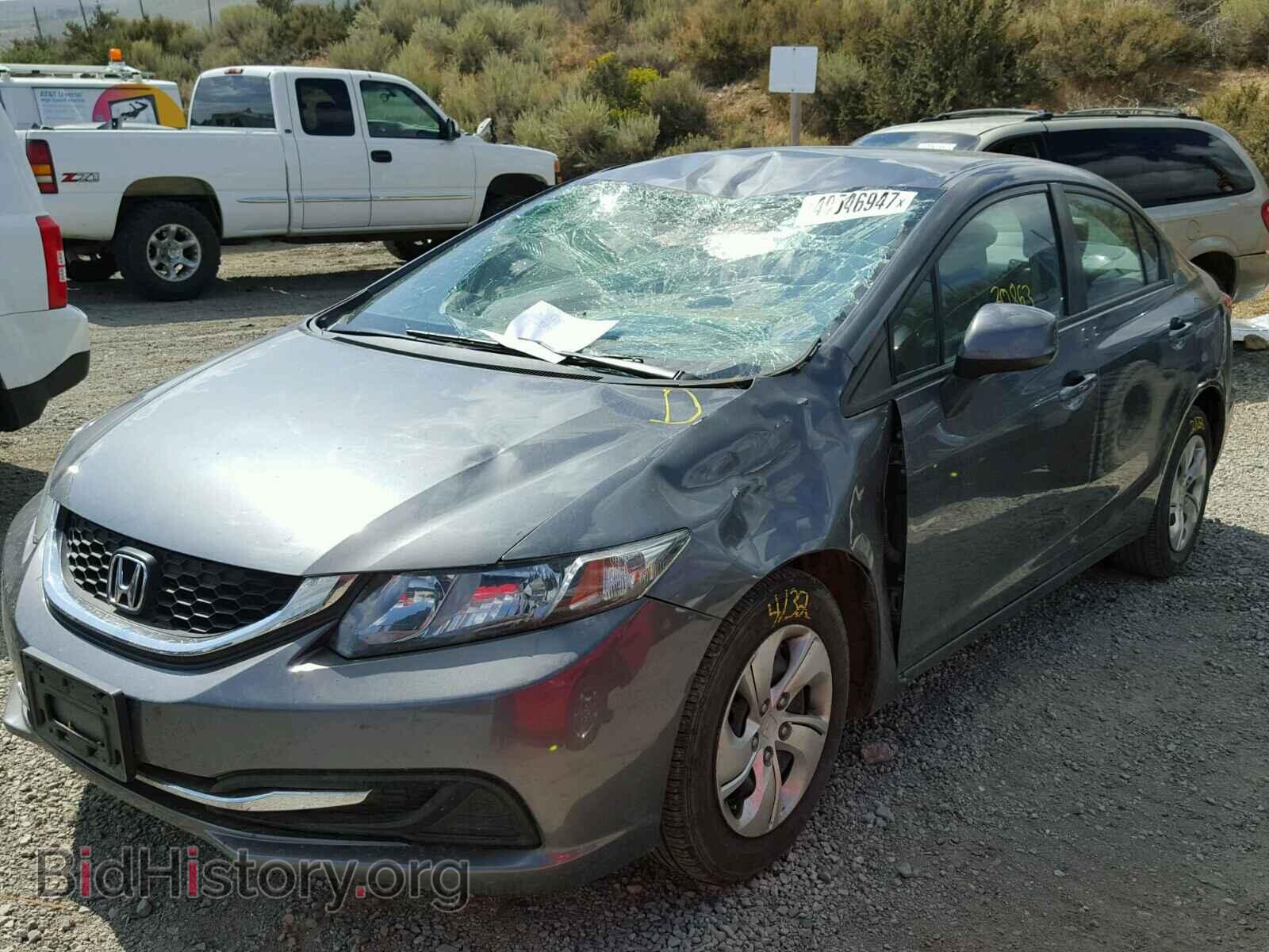 2013 HONDA CIVIC - VIN: 19XFB2F51DE001335 - Фото 2