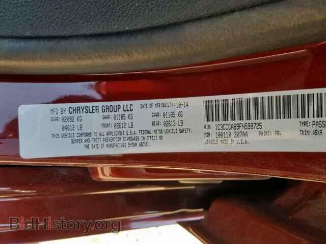 2015 CHRYSLER 200 - VIN: 1C3CCCAB9FN598725 - Фото 10