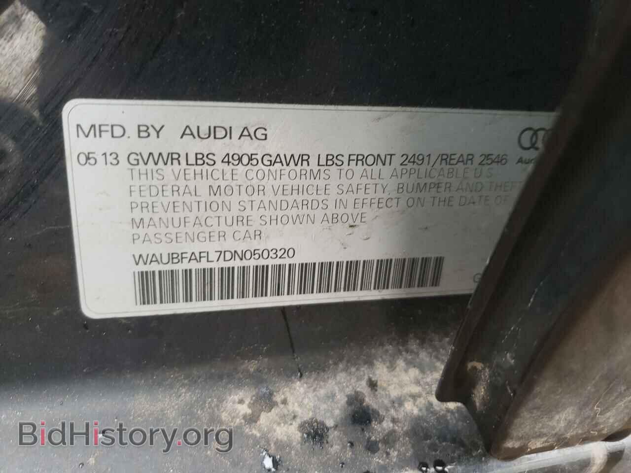 2013 AUDI A4 - VIN: WAUBFAFL7DN050320 - Photo 10