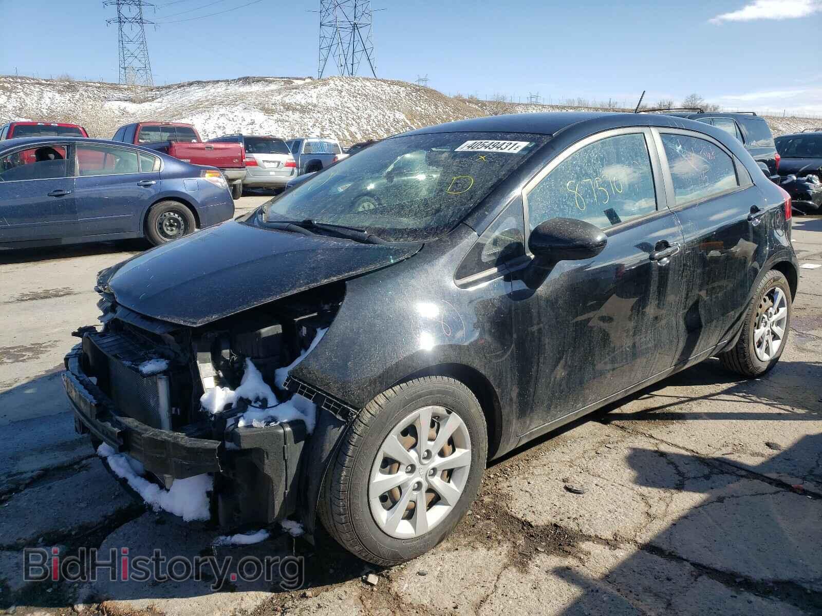 2013 KIA RIO - VIN: KNADM5A33D6261747 - Фото 2