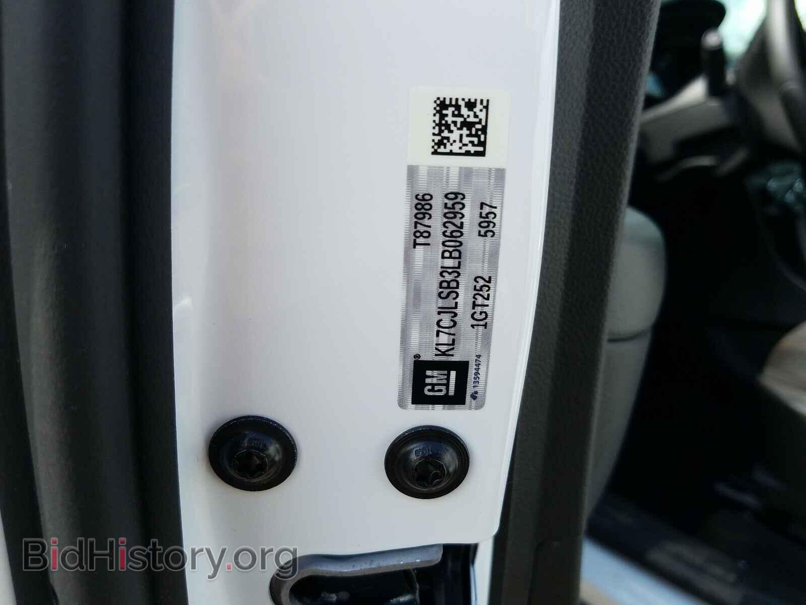 2020 CHEVROLET TRAX - VIN: KL7CJLSB3LB062959 - Photo 10