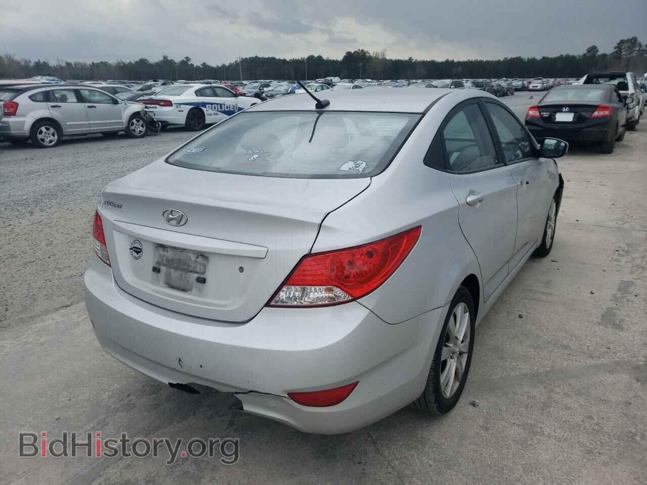 2013 HYUNDAI ACCENT - VIN: KMHCU4AE1DU340562 - Фото 4