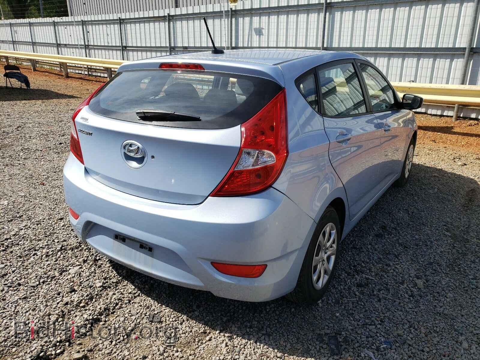 2014 HYUNDAI ACCENT - VIN: KMHCT5AE5EU154792 - Фото 4