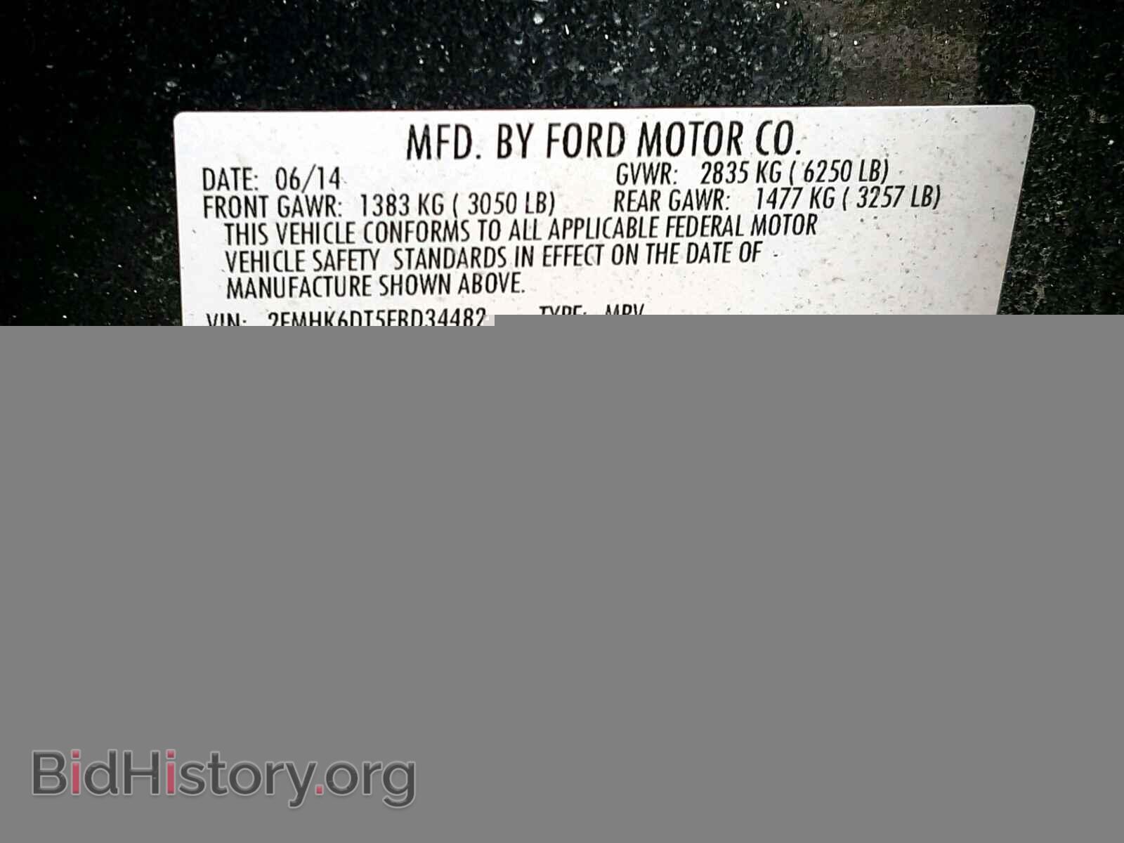 2014 FORD FLEX LIMIT - VIN: 2FMHK6DT5EBD34482 - Photo 10
