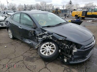 2014 Dodge DART Dart Limit, black — VIN 1C3CDFCBXED861952, Copart