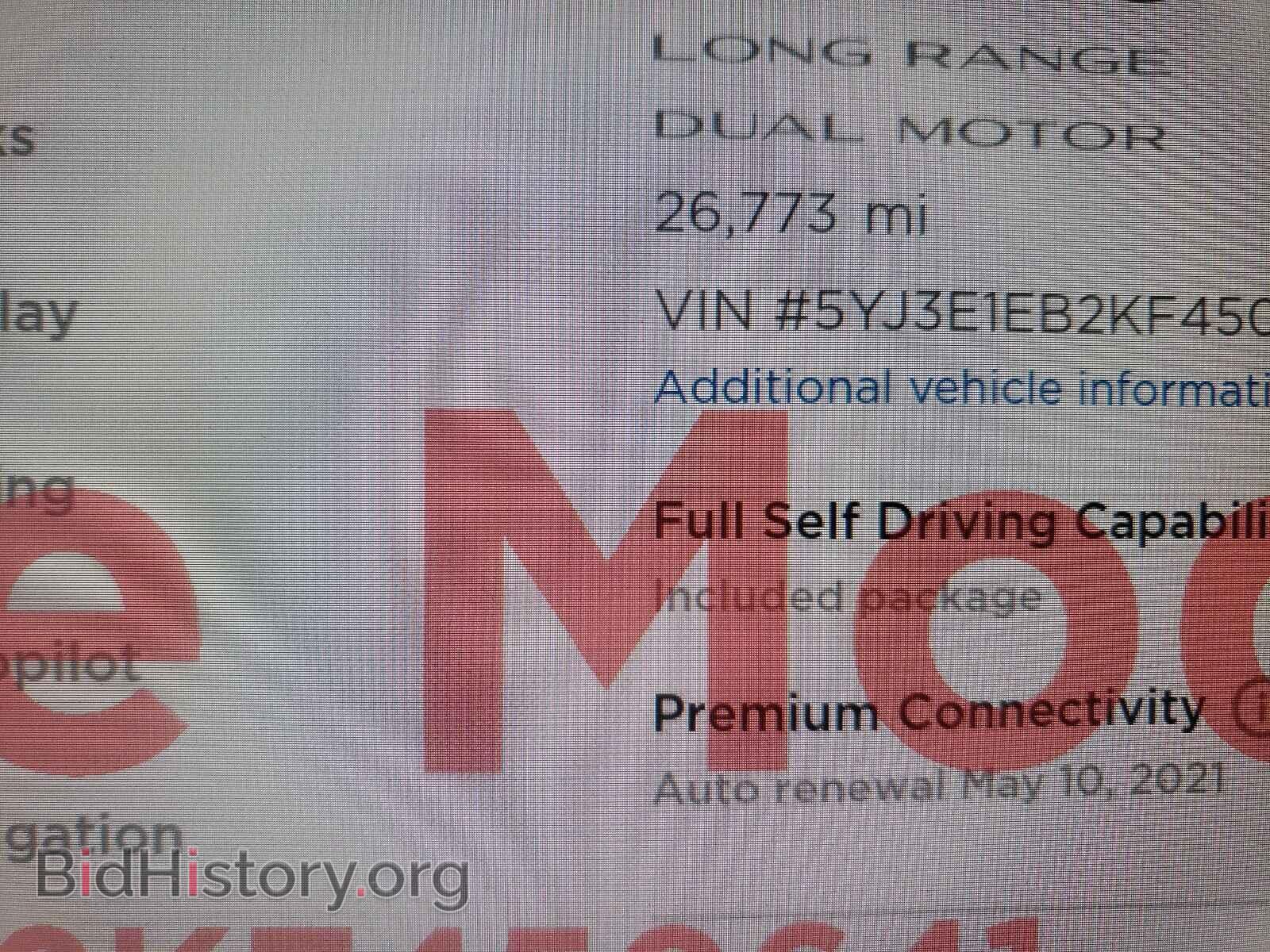 2019 TESLA MODEL 3 - VIN: 5YJ3E1EB2KF450641 - Photo 8