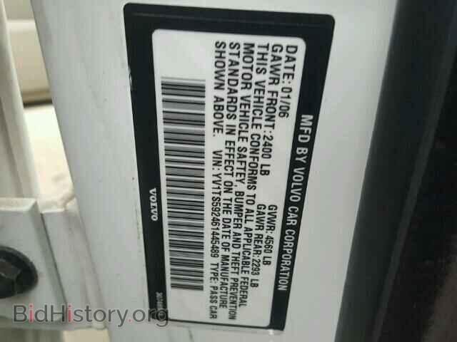 2006 VOLVO S80 - VIN: YV1TS592461445489 - Фото 10