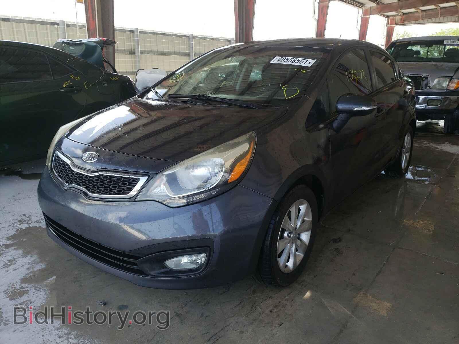 2013 KIA RIO - VIN: KNADN4A35D6113347 - Фото 2