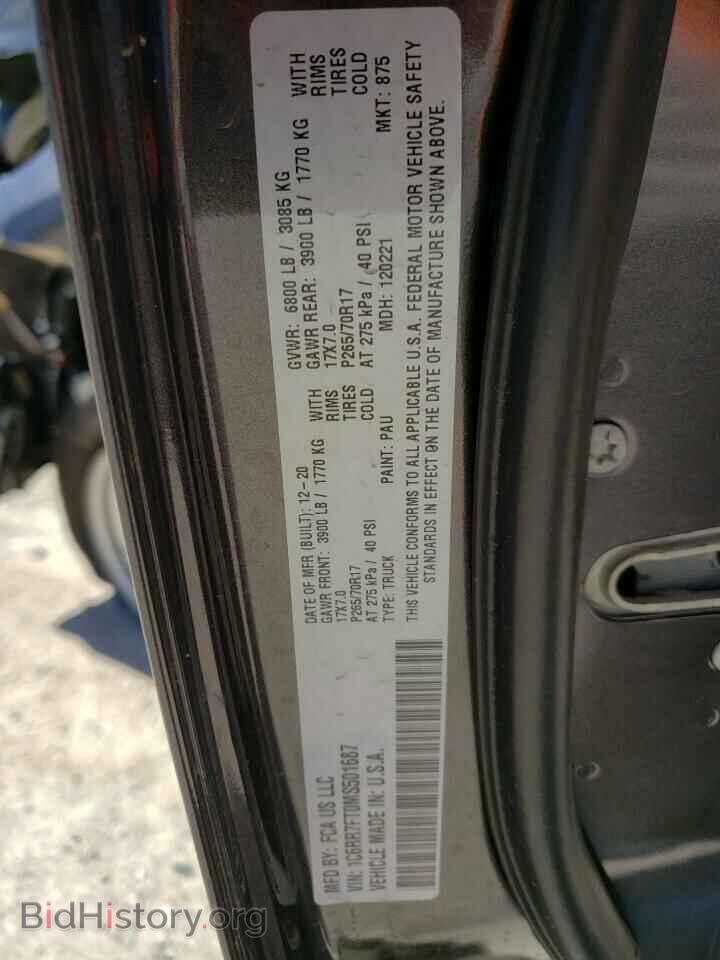 2021 RAM 1500 - VIN: 1C6RR7FT0MS501687 - Photo 10