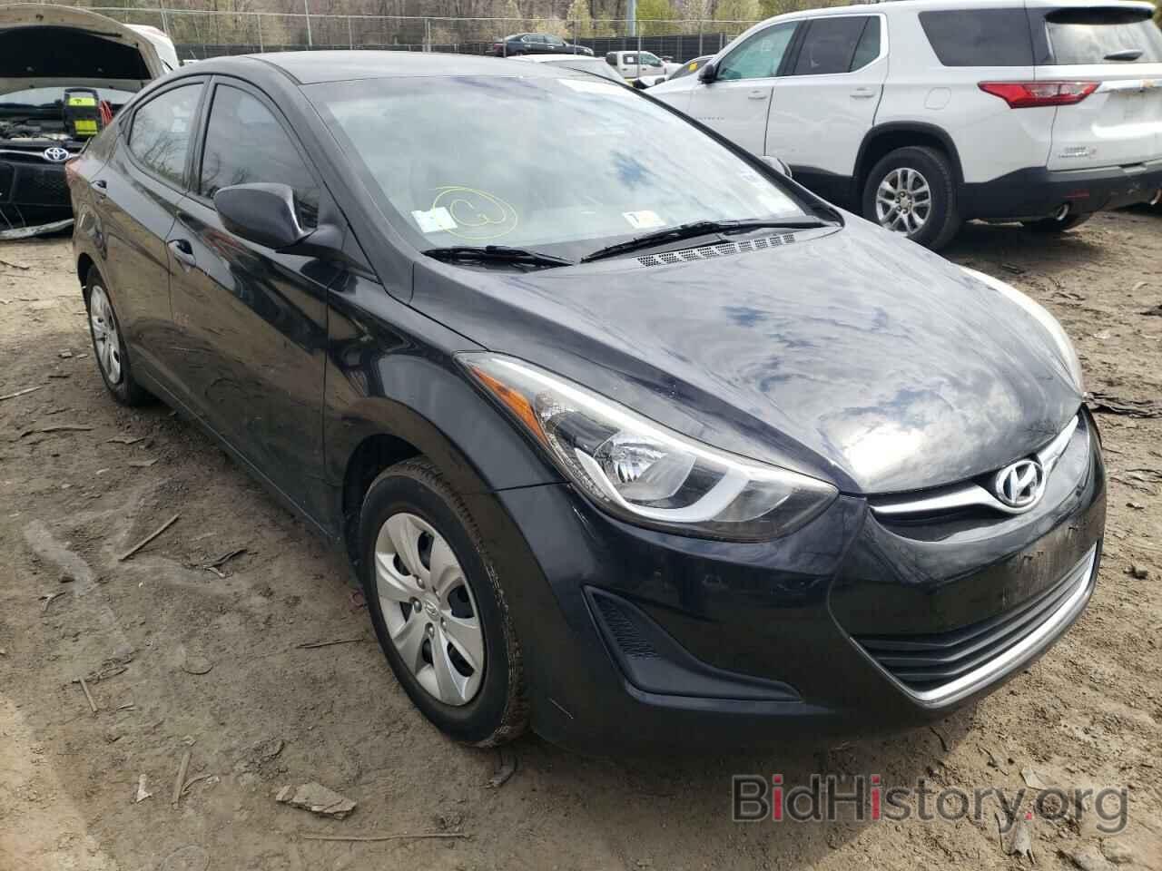 Photo 5NPDH4AE6GH758143 - HYUNDAI ELANTRA 2016