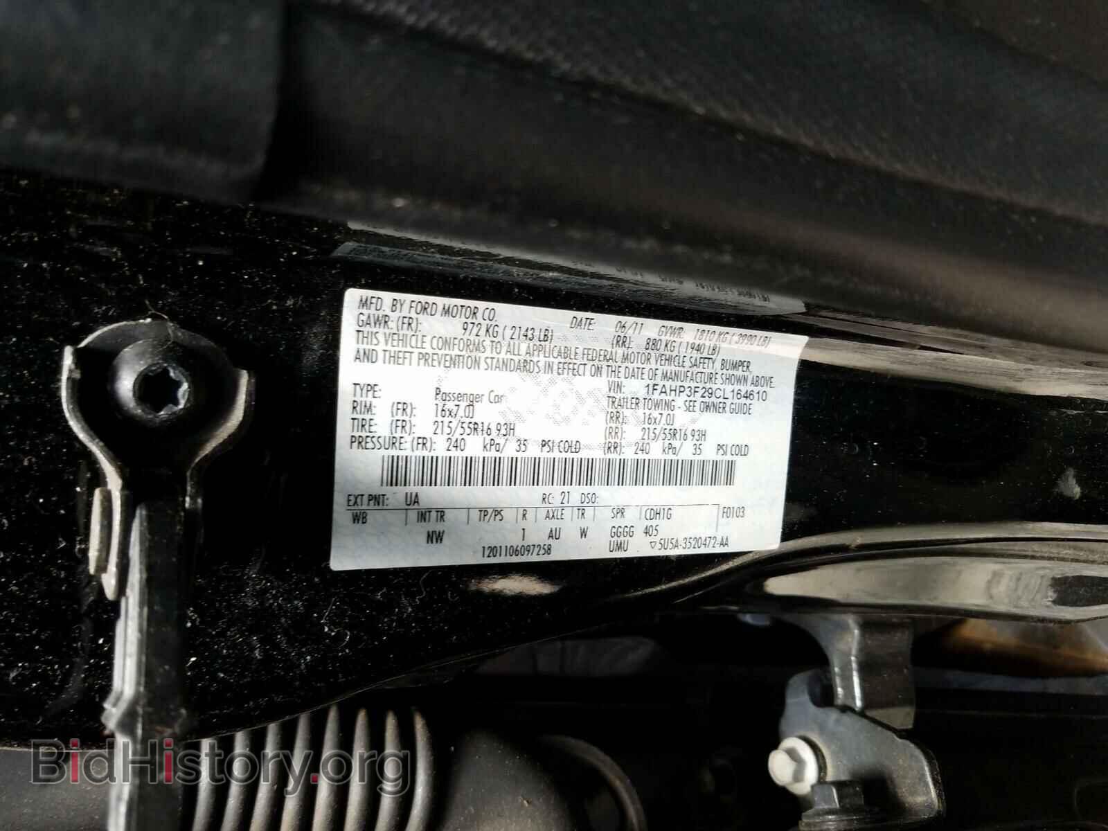 2012 FORD FOCUS - VIN: 1FAHP3F29CL164610 - Photo 10