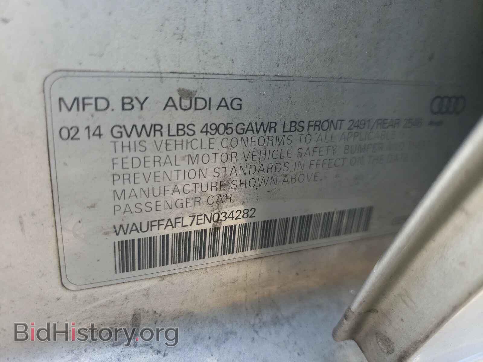 2014 AUDI A4 - VIN: WAUFFAFL7EN034282 - Фото 10