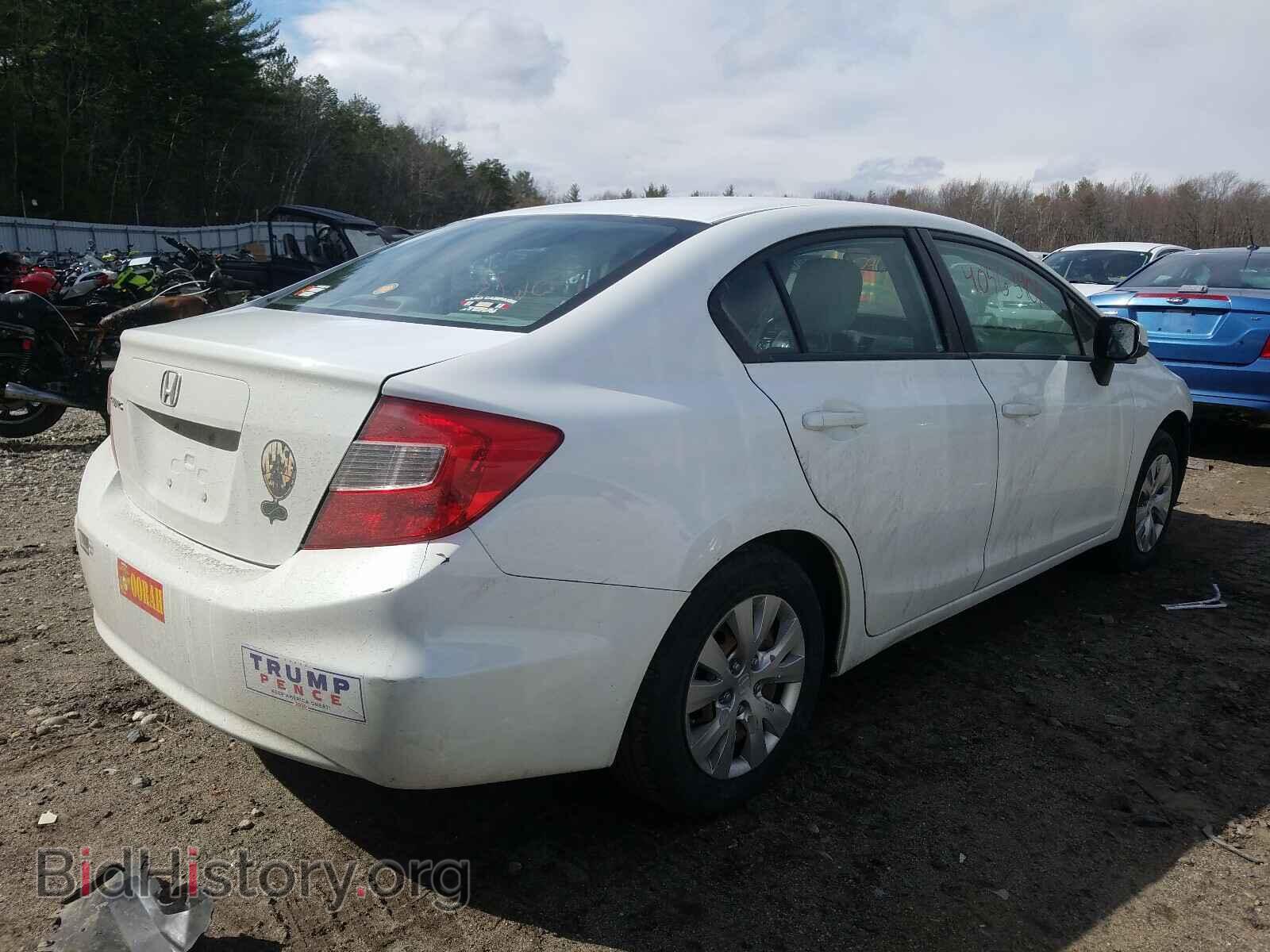 2012 HONDA CIVIC - VIN: 2HGFB2F5XCH318406 - Фото 4