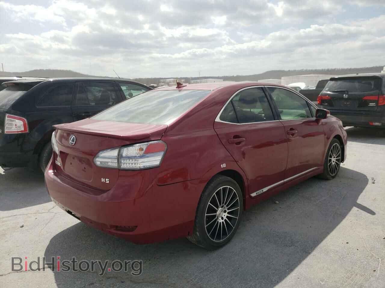 2010 LEXUS HS - VIN: JTHBB1BA1A2018123 - Photo 4