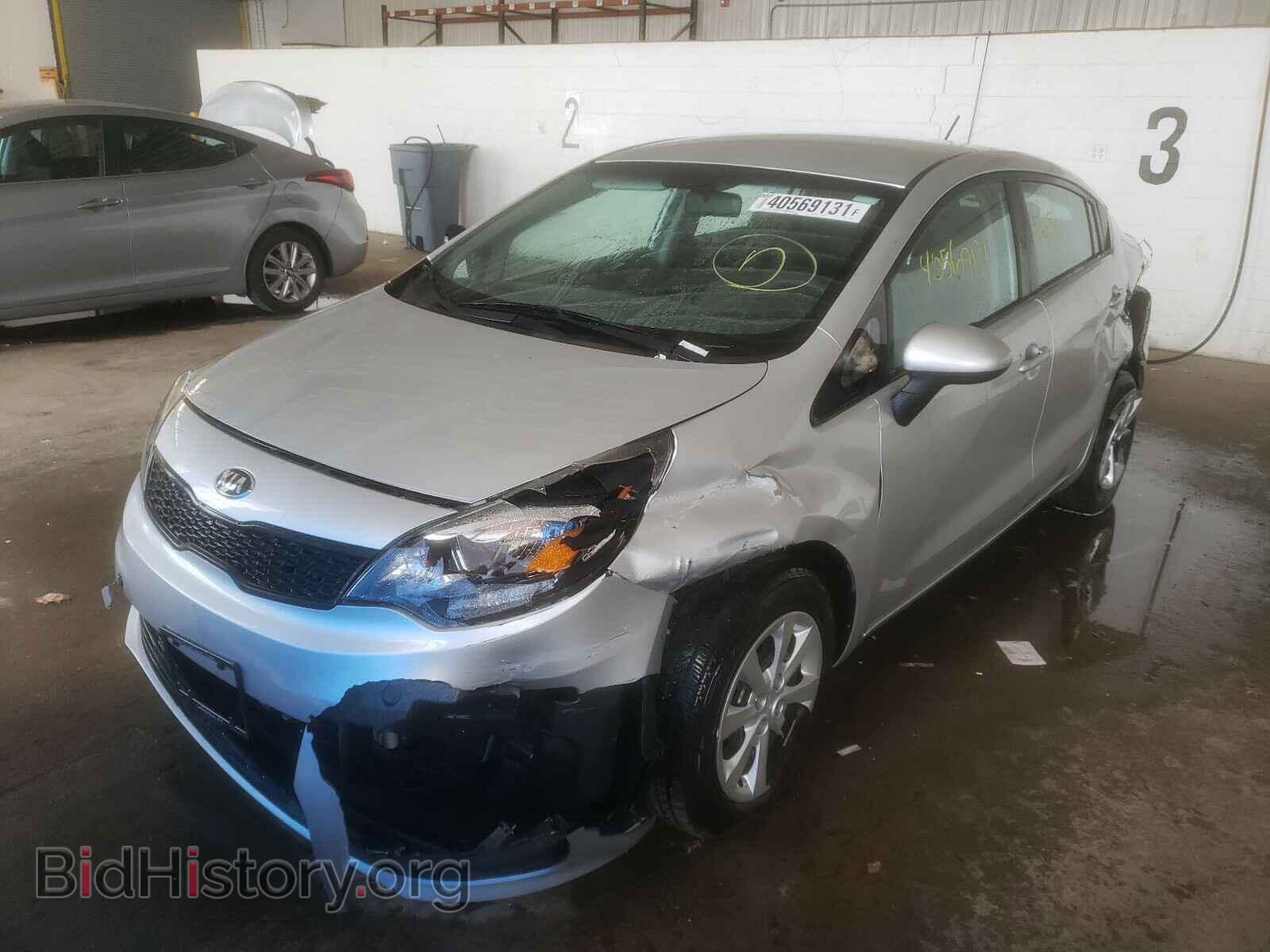 2016 KIA RIO - VIN: KNADM4A34G6688627 - Фото 2