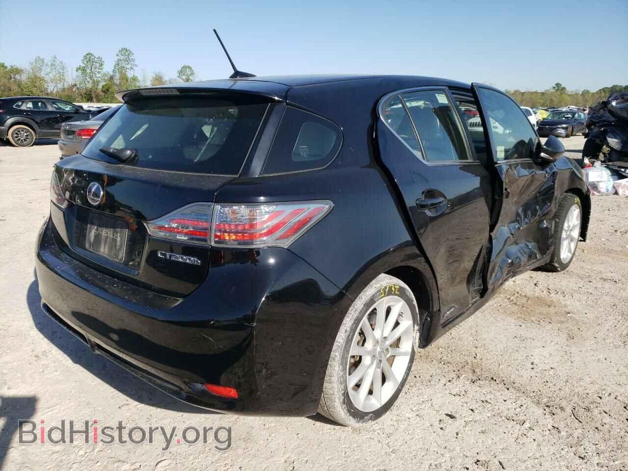 2012 LEXUS CT 200 - VIN: JTHKD5BH4C2060870 - Фото 4