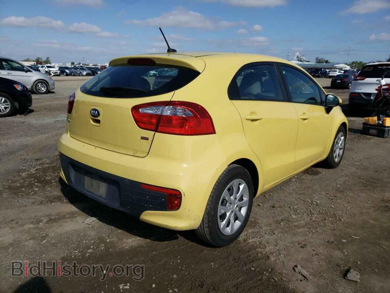 2016 KIA RIO - VIN: KNADM5A30G6549732 - Фото 4
