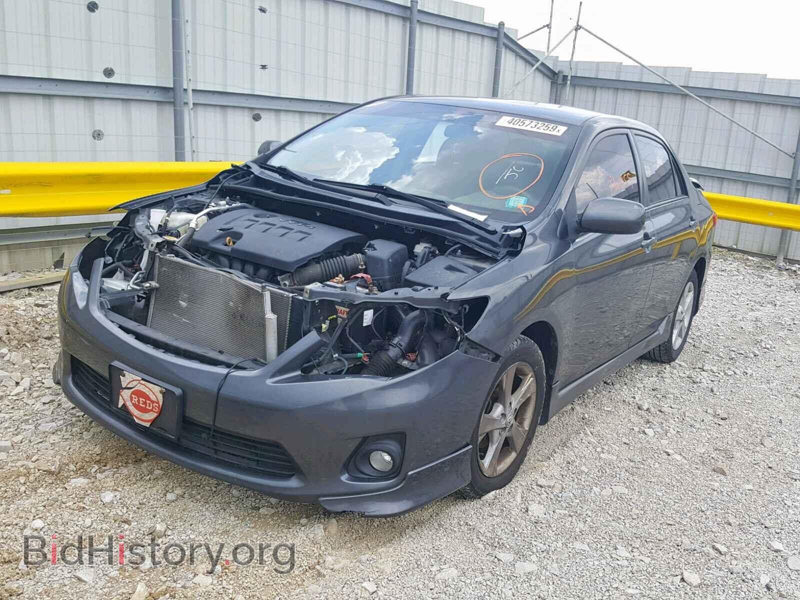 2011 TOYOTA COROLLA BA - VIN: 2T1BU4EE8BC689058 - Фото 2