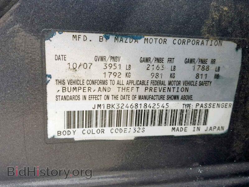 2008 Mazda 3 S (VIN JM1BK324681842545) — photo 10 of 10