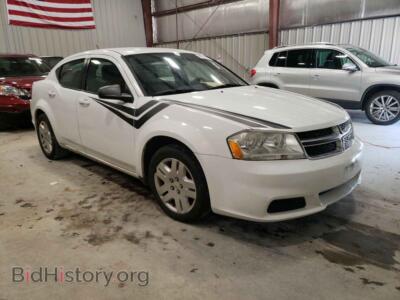 2011 Dodge AVENGER Avenger EX, белый — VIN 1B3BD4FB6BN598471, Copart