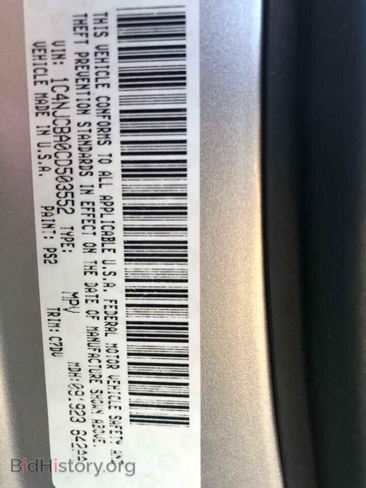 2012 JEEP COMPASS - VIN: 1C4NJCBA0CD503552 - Photo 10