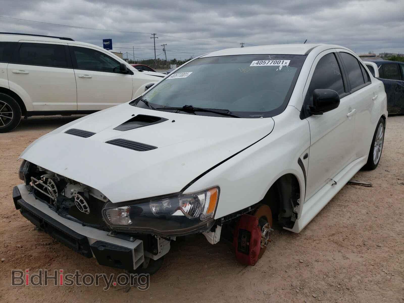 2013 MITSUBISHI EVO - VIN: JA32W8FV5DU013946 - Фото 2