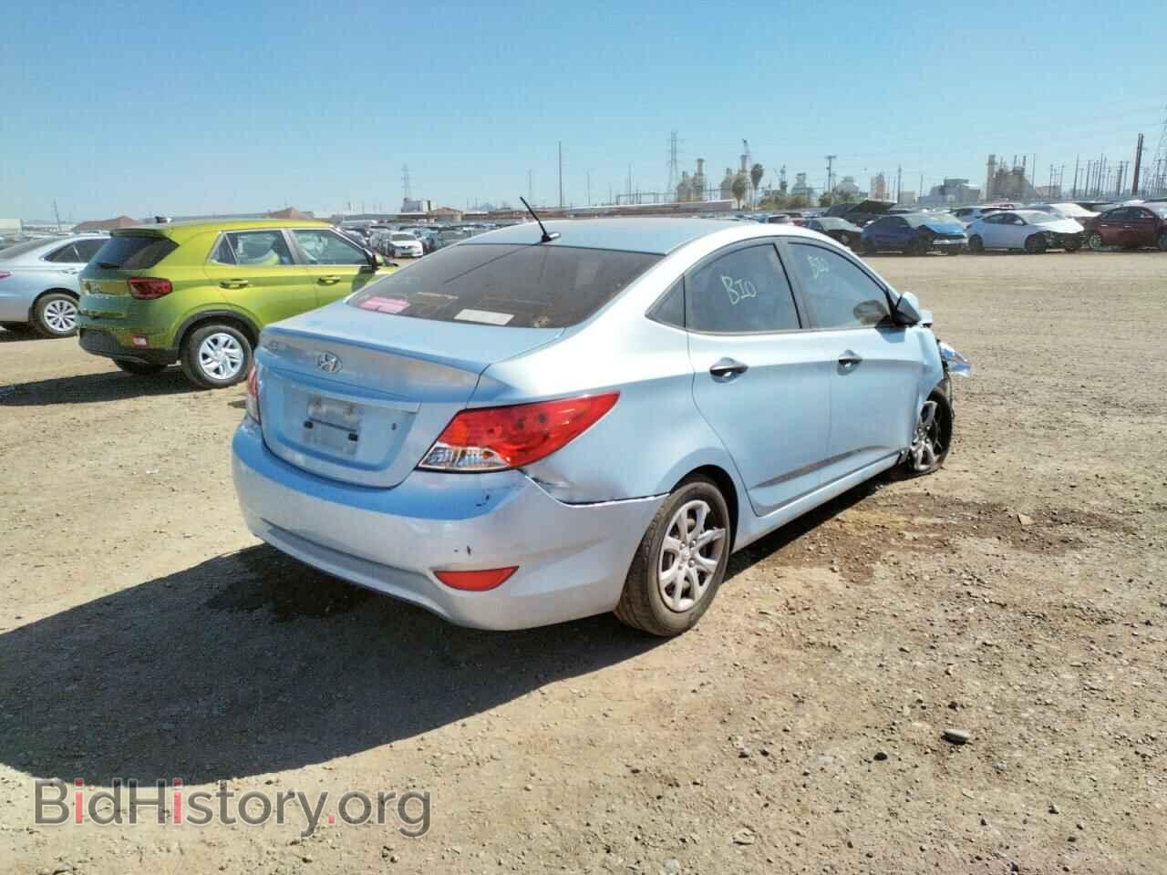 2012 HYUNDAI ACCENT - VIN: KMHCT4AEXCU064237 - Фото 4