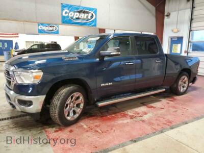2020 RAM 1500 Big Horn/Lone Star, синий — VIN 1C6SRFMTXLN419414, Copart
