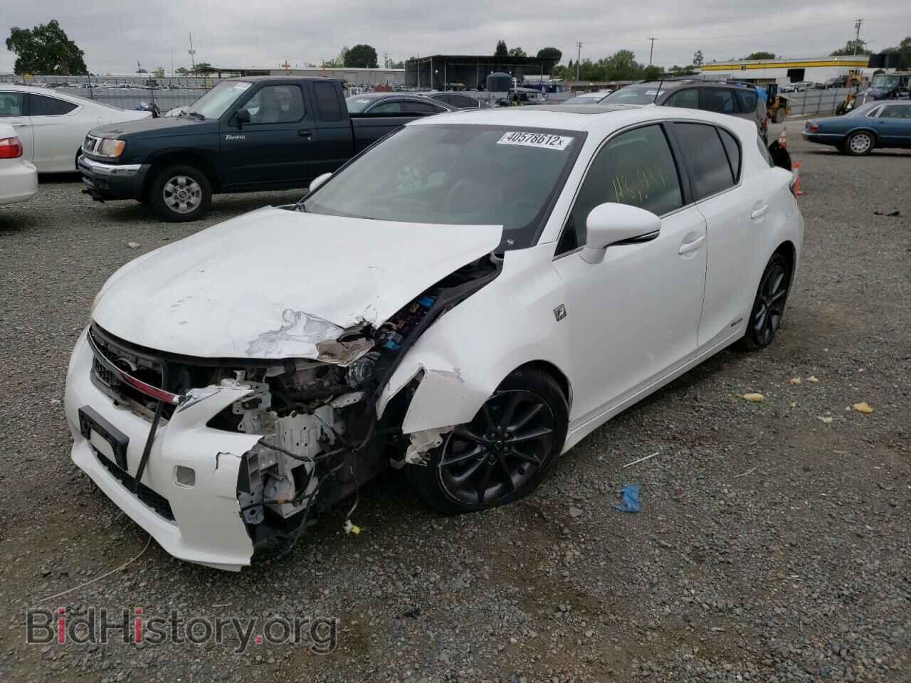 2012 LEXUS CT 200 - VIN: JTHKD5BH3C2115230 - Фото 2