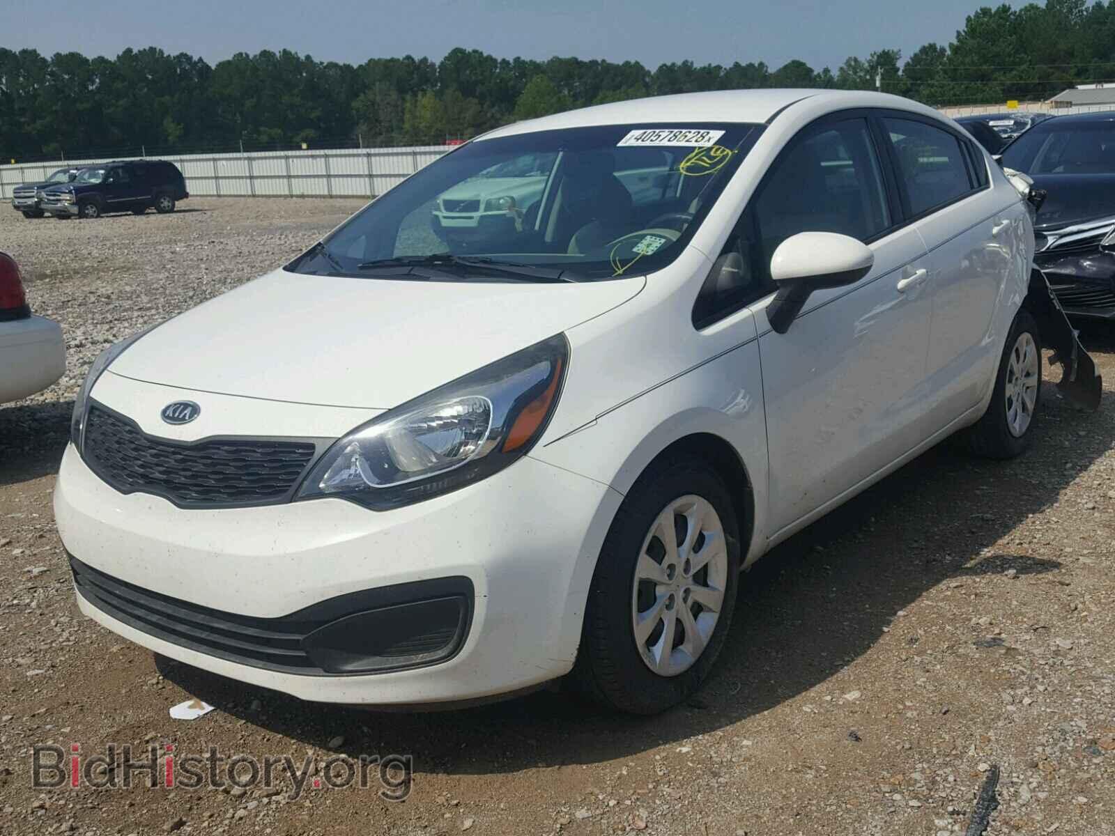 2012 KIA RIO - VIN: KNADM4A38C6049404 - Фото 2