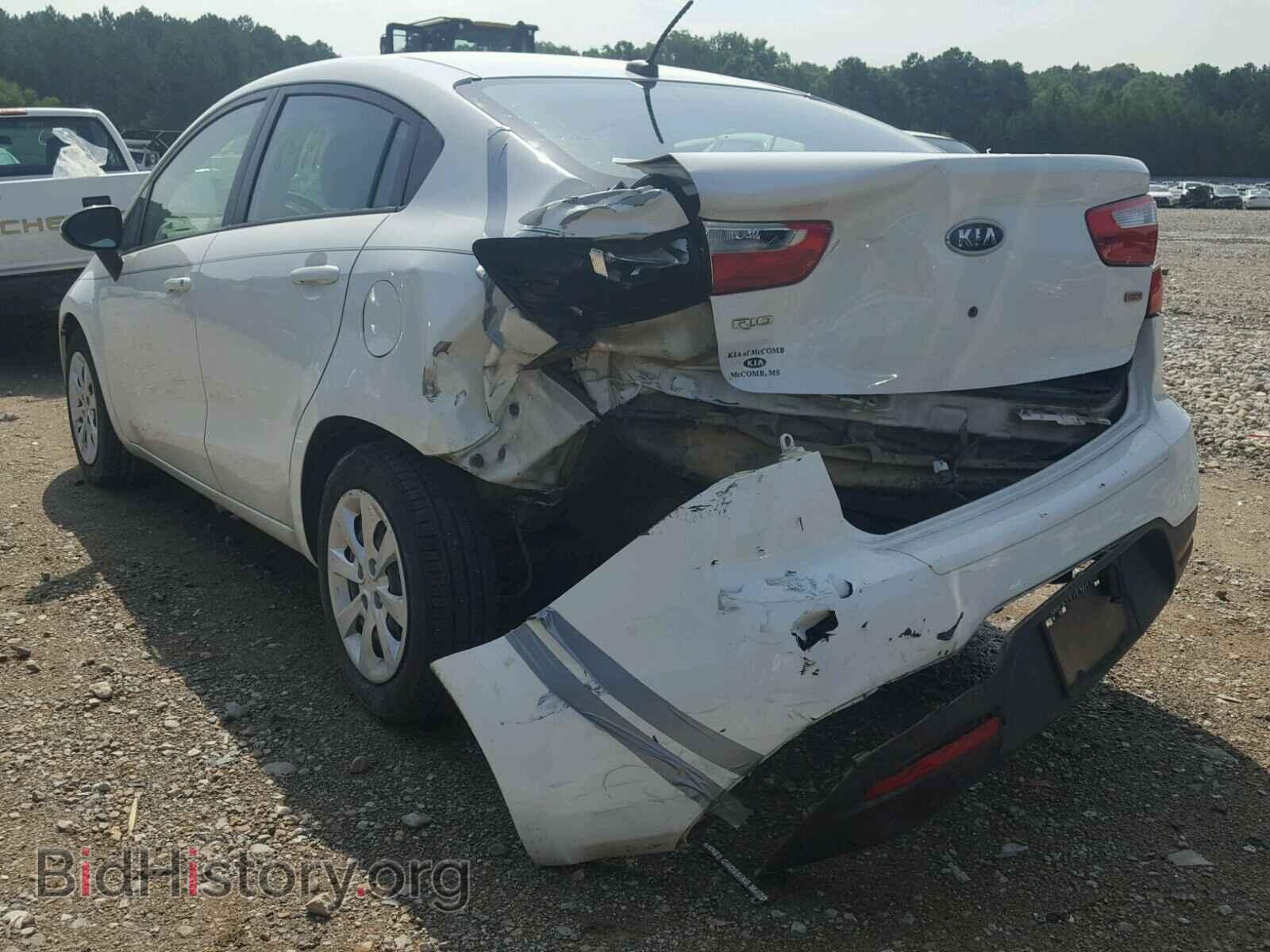2012 KIA RIO - VIN: KNADM4A38C6049404 - Фото 3